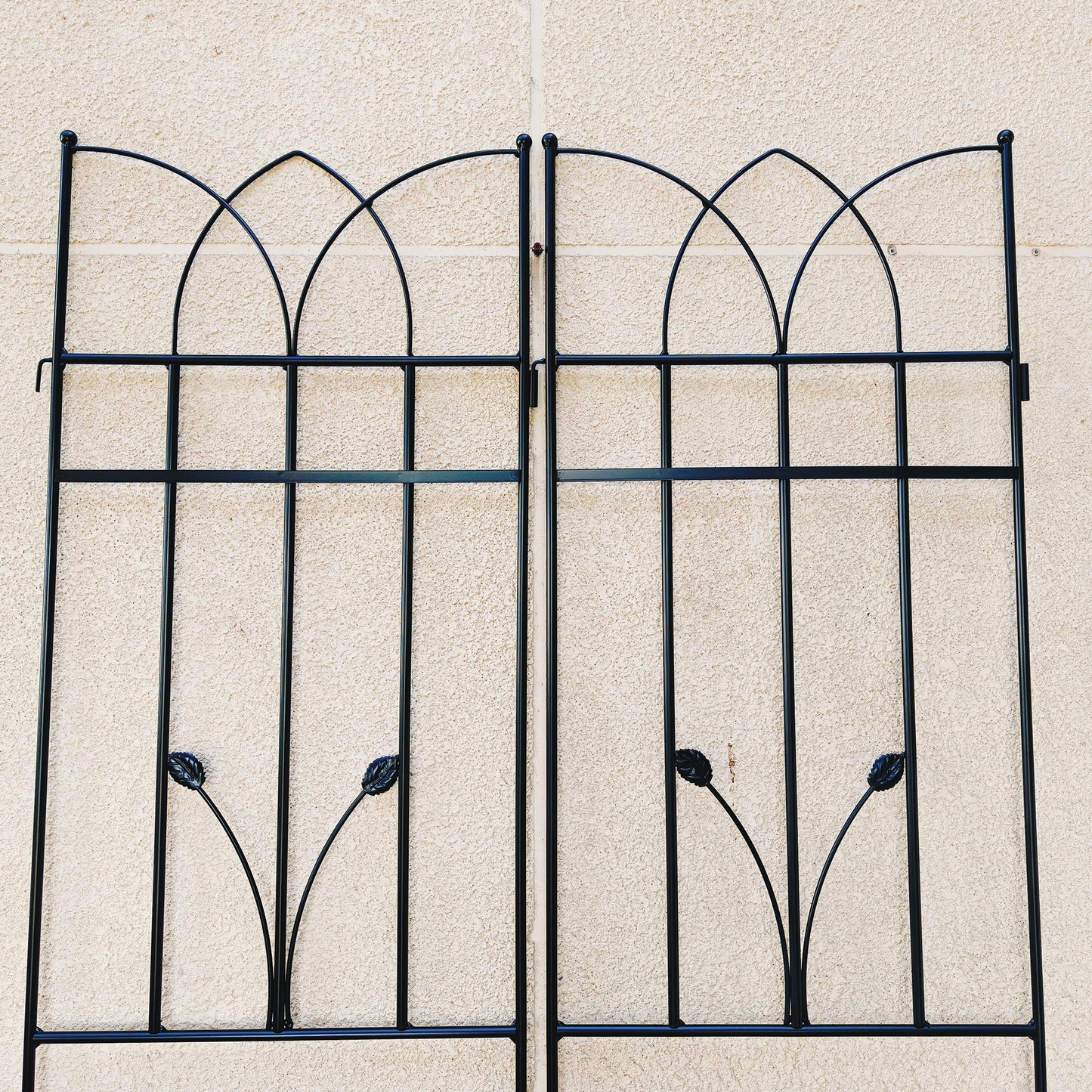 4 Pack Metal Garden Trellis 71  X 17.7  Rustproof Trellis For Climbing Plants Outdoor Flower Support Black