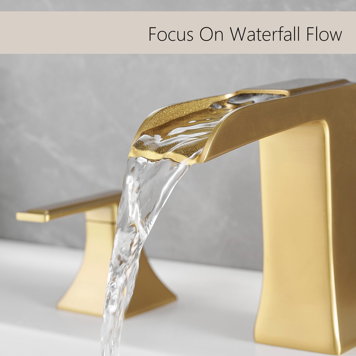 Bathroom Faucets For Sink 3 Hole Nickel Gold 8 Inch Widespread Bathroom Sink Faucet With  Up Drain Double Lever Handle Faucet Bathroom Vanity Faucet Basin Mixer Tap Faucet With Hose