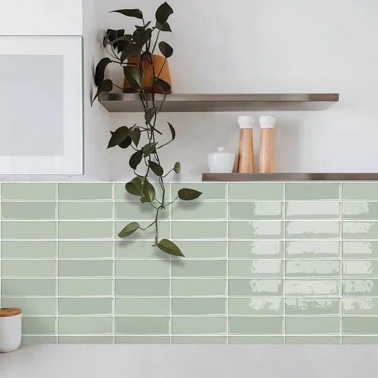 10pcs Self-Adhesive Splash Wall Tiles, 10x10 Inch Self-Adhesive Subway Tiles, Suitable For Kitchen And Bathroom Walls, Easy Installation DIY Home Decor, Covers 3.47 Square Feet, 3D Wall Stickers, P