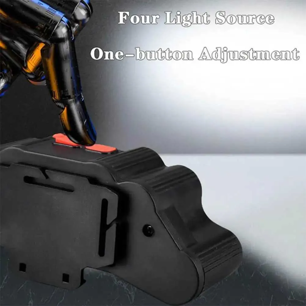 11 LED USB Rechargeable Flashlight With Builtin 18650 Battery Strong Light Camping Adventure Fishing Head Light Headlamp