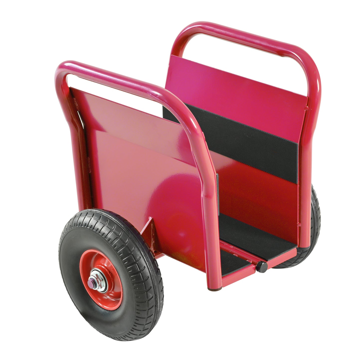 Super Weight 1 Heavy Duty Panel Dolly, Slab Dolly, Two Nice Handles, 10 Solid Rubber Tires, All-Terrain Movement For Heavy Drywall Sheet & Door Material Red