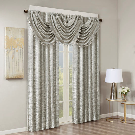 Jacquard Lined Total Blackout Rod Pocket,Back Tab Curtain Panel Only 1 Pc Panel
