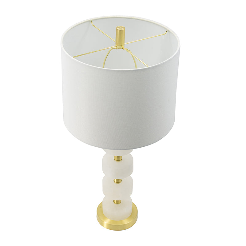 13x13x26  Marble Table Lamp