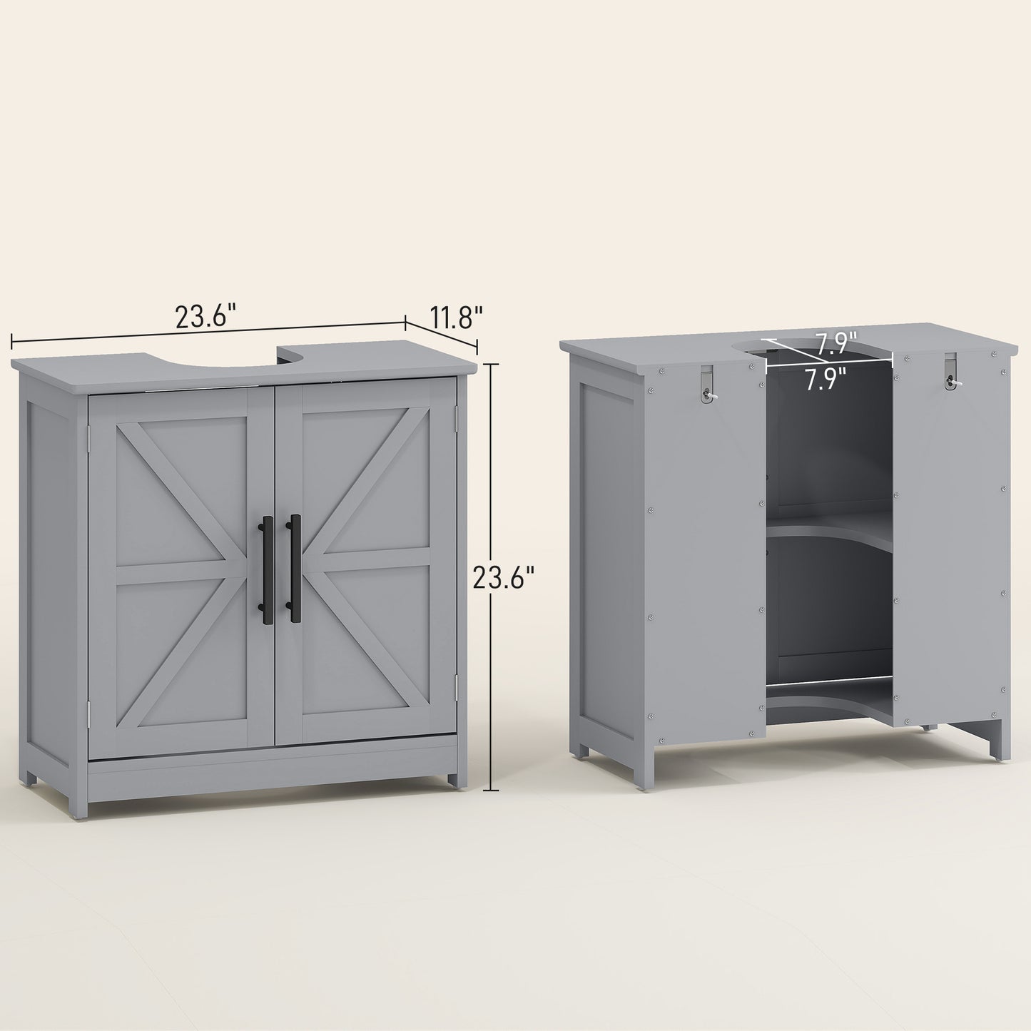 Pedestal Sink Storage Cabinet, Bathroom Sink Cabinet