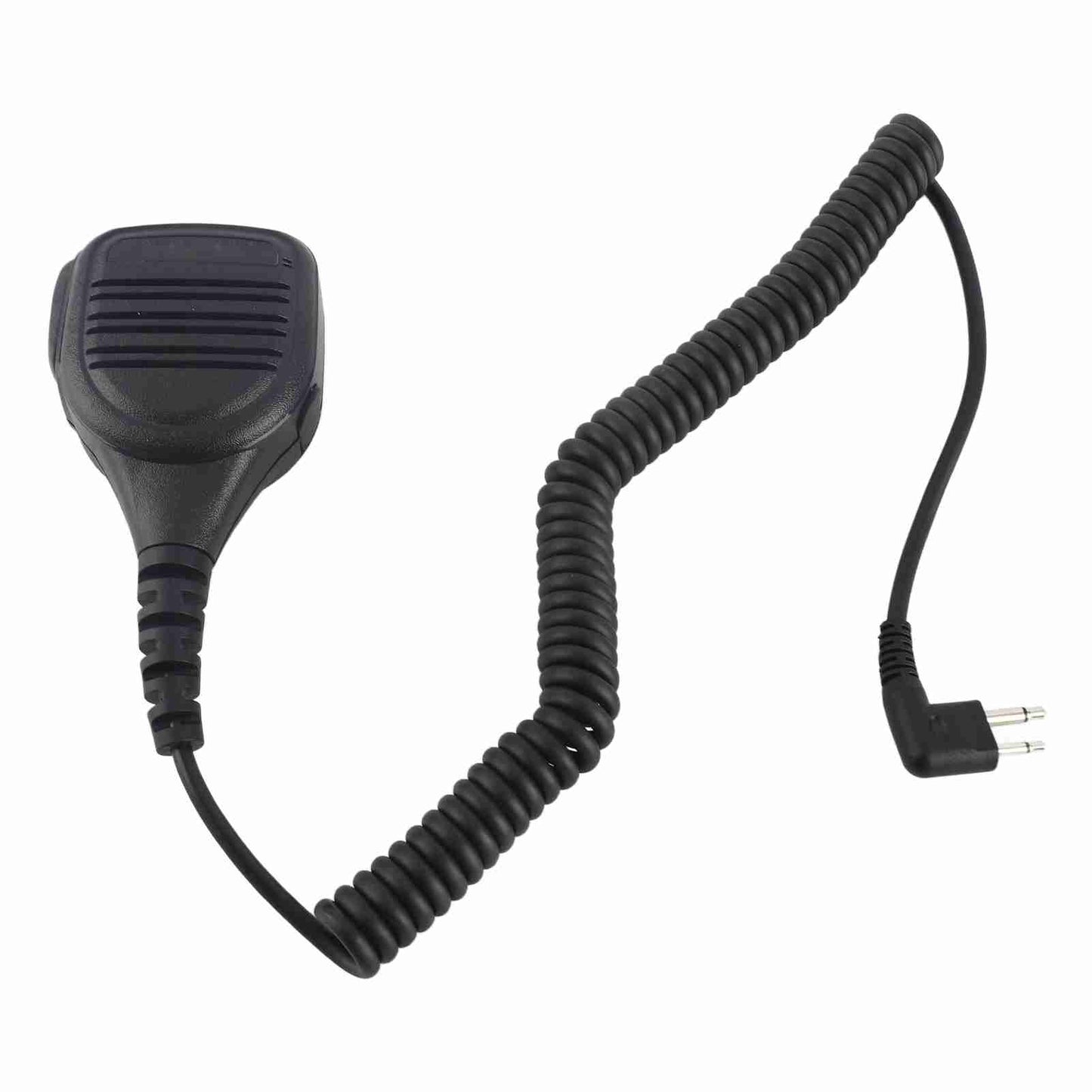 3.5mm Headphone Jack Speaker Mic Talkie Radio Hand Microphone With Steel Belt Clip