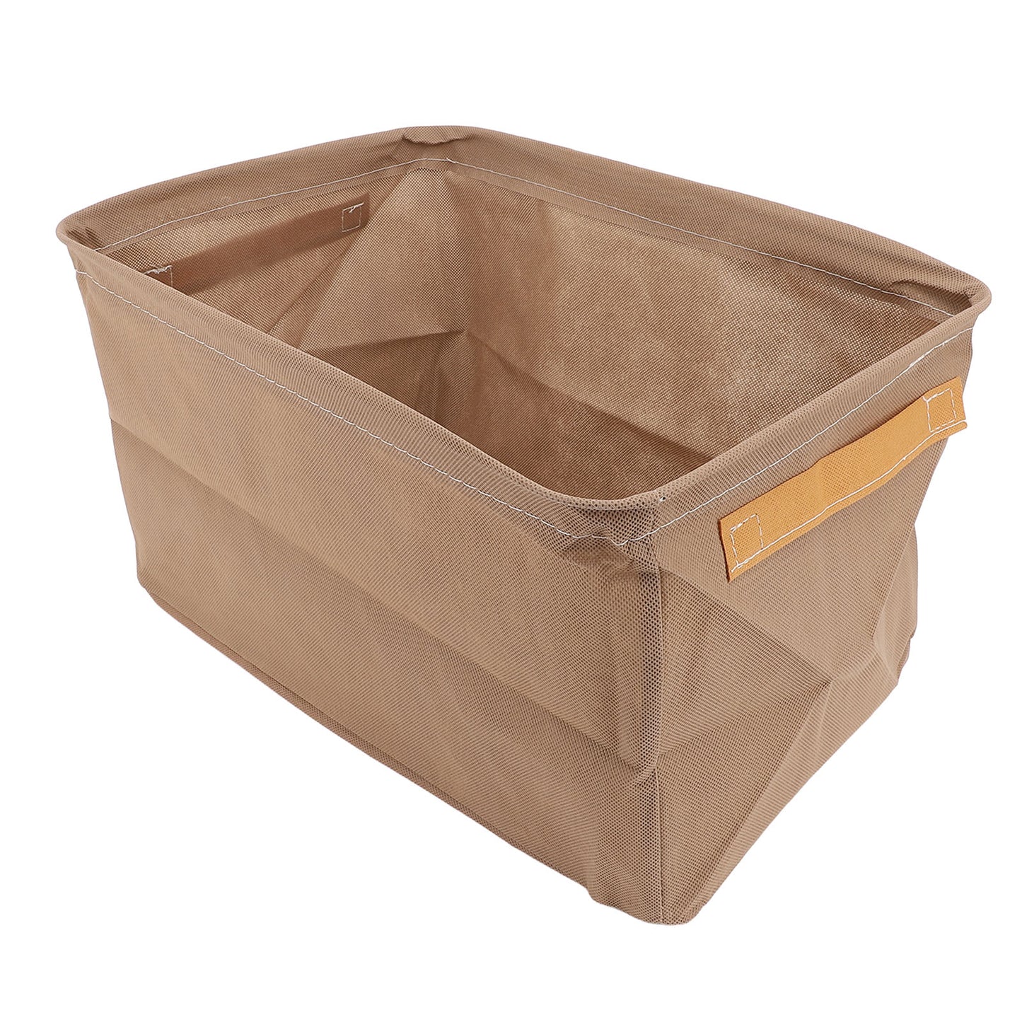 6 Pcs Clothes Storage Box Thickened Fabric Foldable Storage Bin Clothing Container For Closet Wardrobe Khaki 48x28x25cm/18.90x11.02x9.84in