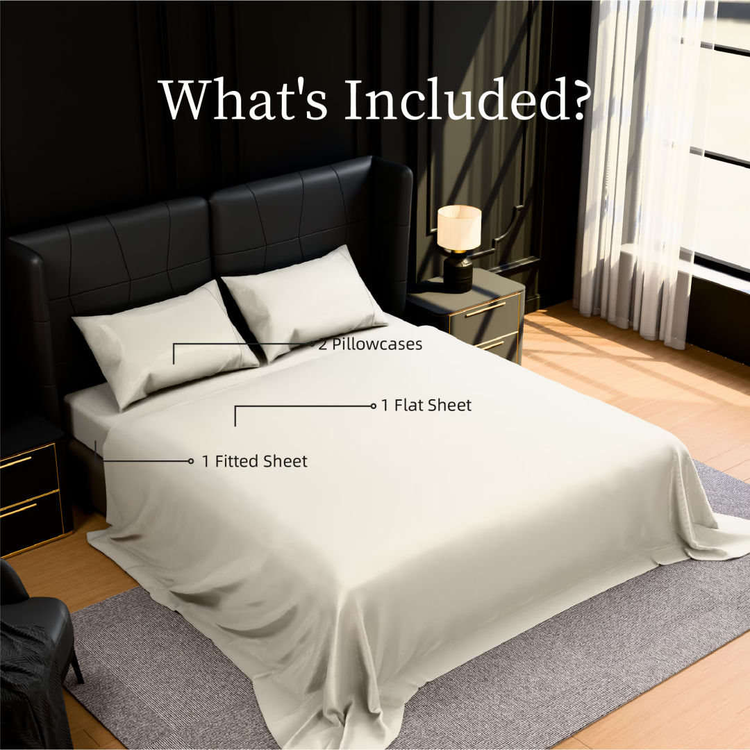 Bedding Full Bed Sheets Set - 4 Piece Bedding - Brushed Microfiber - Shrinkage And Fade Resistant - Easy Care -Full, White