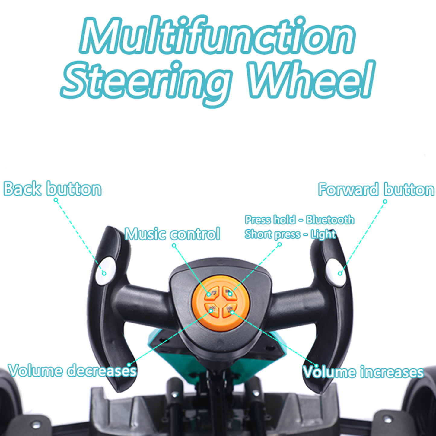 12V Electric Kids Pedal Go Kart,Folder Go Kart,Outdoor Ride On Toy With Adjustable Seat,4 Non-Slip EVA Wheels For Boys And Girls For Age 3-6 Years Old