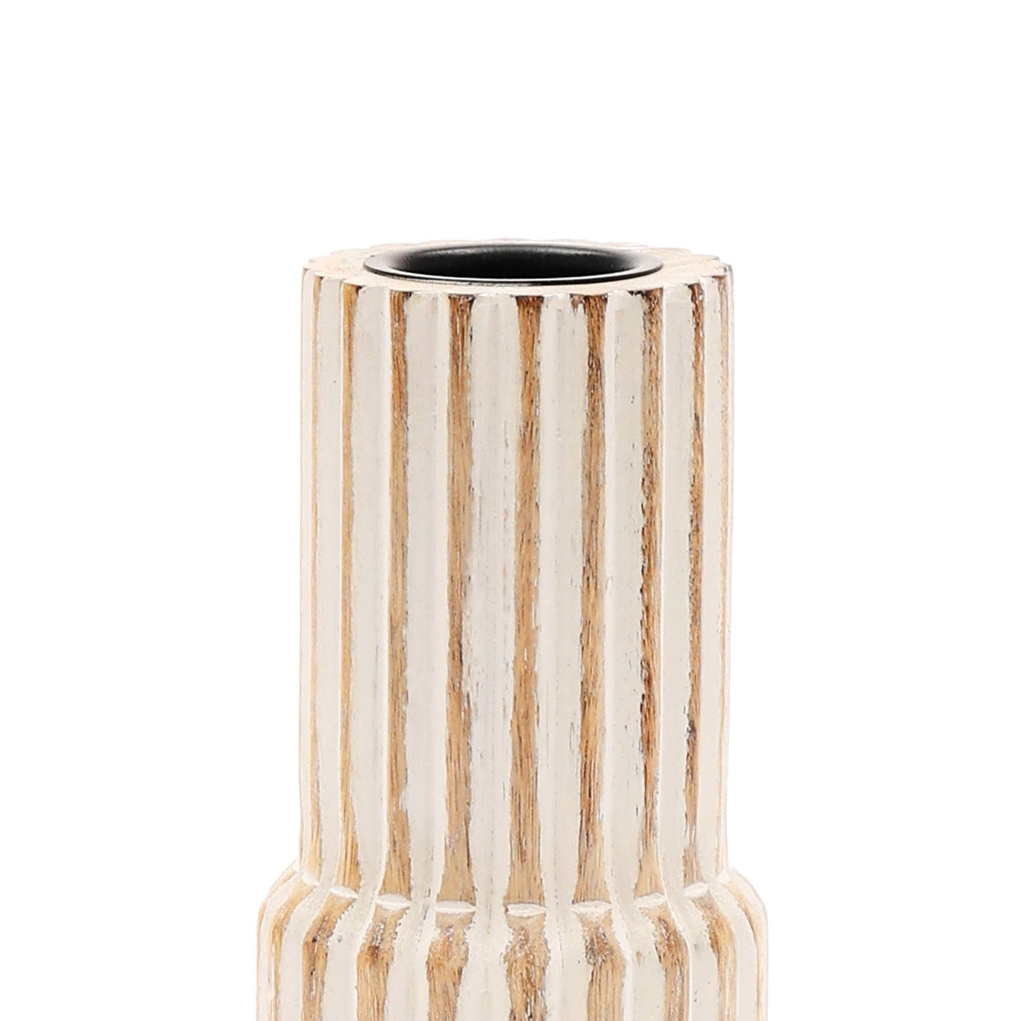 Decorative Wooden Centerpiece Candle Holder- 4x12 -Elegant Candle Stand For Any Occasion