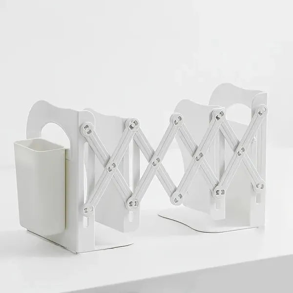 The Adjustable Bookshelf Consists Of Two Parts, A Creative Extension Of The Bookshelf, Perfect For Students, Made Of Durable Materials, Can Accommodate Multiple Books