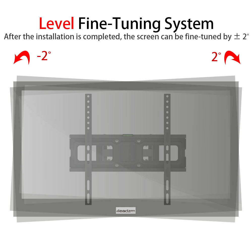TMDS-105 Up And Down Angle 10 Degrees, Left And Right Angle 30 Degrees, Wall Mounted TV Stand 40kg