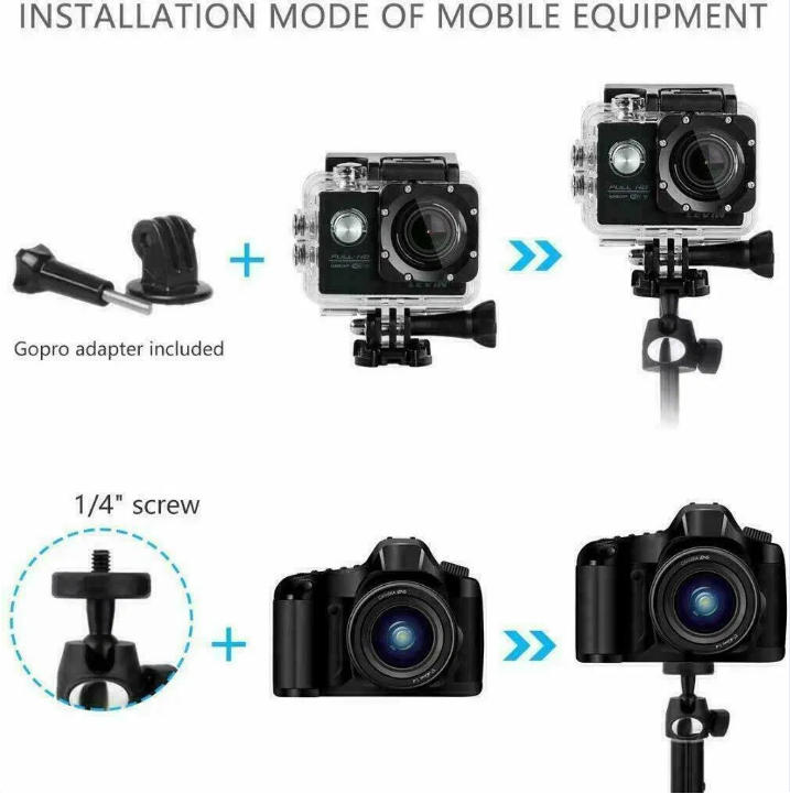 Selfie Stick Tripod 40  Bluetooth Remote Portable For IPhone And Android Phones