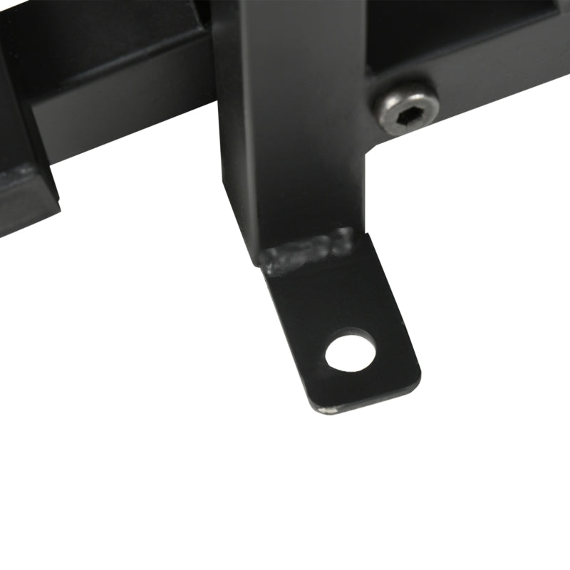 Metal Arch Garden Bridge With 660 Lbs. Weight Capacity, Safety Siderails, Vine Motifs, Easy Assembly For Creek, Stream, Pond, Black