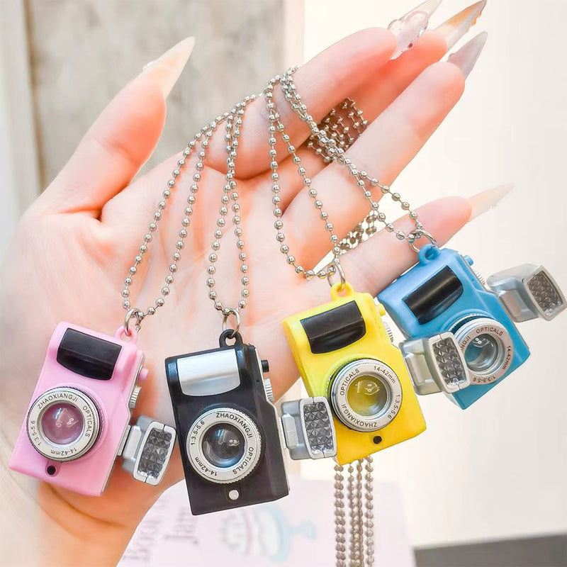 3PCS Mini Camera For Doll For Creative Camera Led Keychains With Sound LED Flashlight For Key Chain