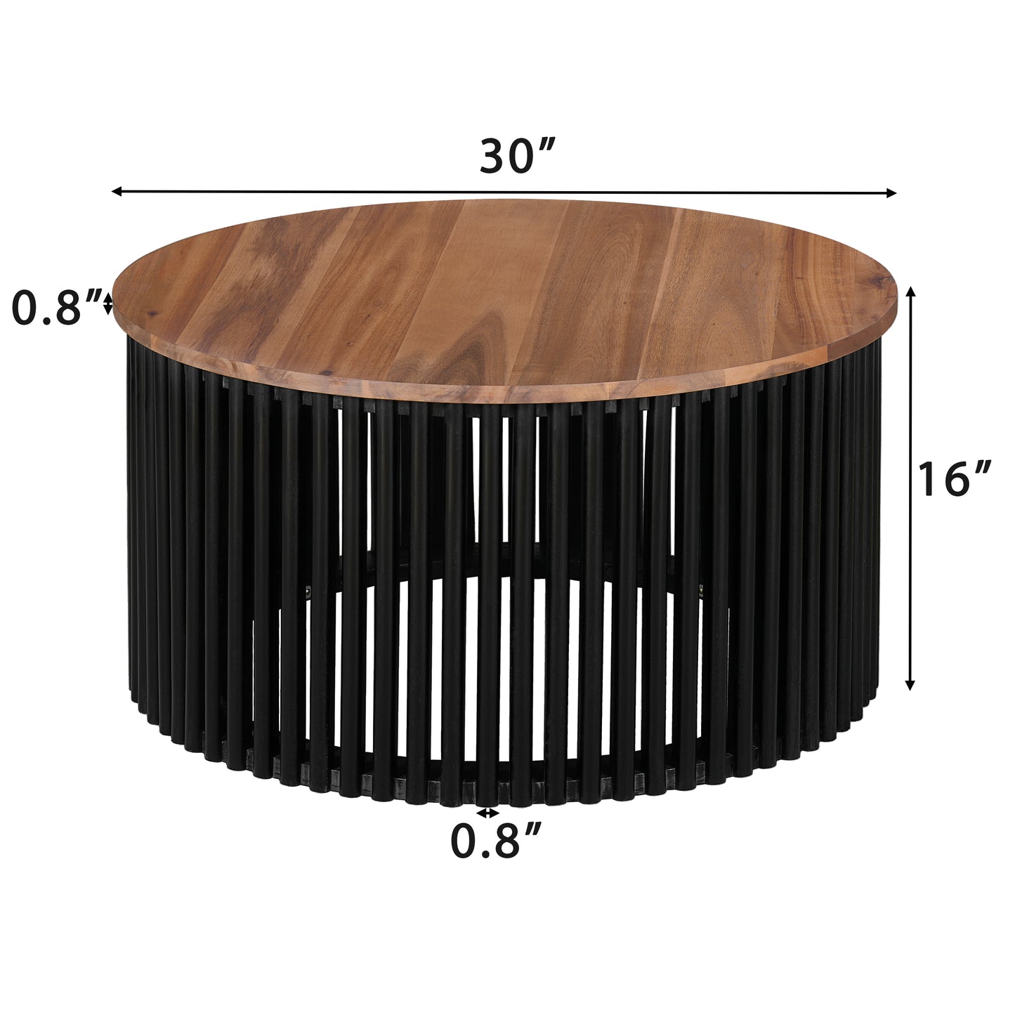 PATIO FURNITURE SETS  ACACIA SOLID WOOD COFFEE TABLE   ACACIA SOLID WOOD SIDE TABLE