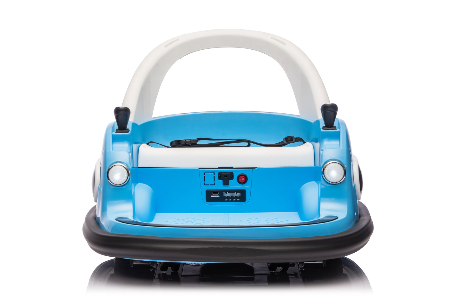12V Ride On Bumper Car For Kids,electric Car For Kids,1.5-5 Years Old,W Remote Control, LED Lights, Bluetooth & 360 Degree Spin, Vehicle Body With Anti-collision Padding Five-point Safety Belt,2wd