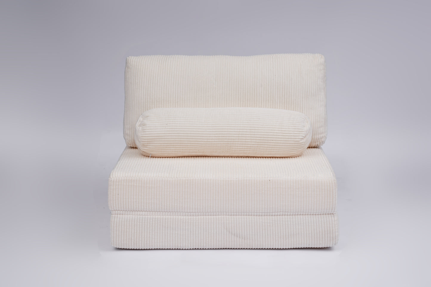 Foldable Castle Sofa Modular PlayCouchfor Living Room & Bedroom Instant Expansion Comfortable &Creative Design Furniture Seater With One Middle Seat,White.