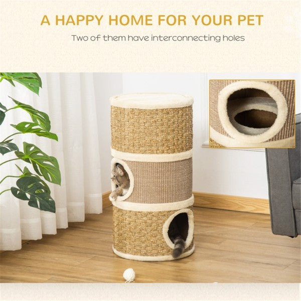 Wooden Cat House Cat Trees Cat Climbing Tower