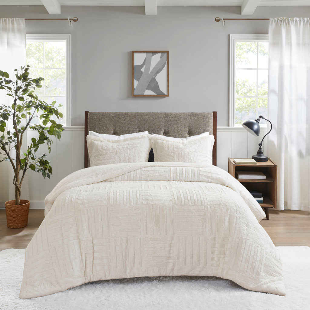 Twin Fur Down  Comforter Mini Set