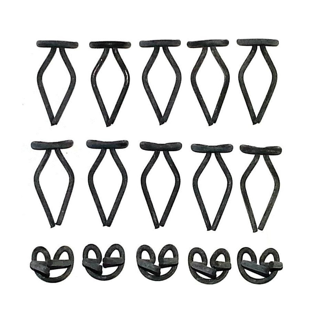 Hood Fender Side Belt Vinyl Top Moulding Molding Trim Clips For 1938 C19 15pc I