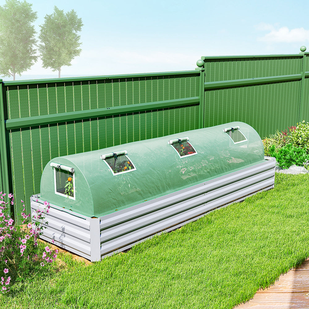 Mini Greenhouse With 5 Mesh Windows, Portable Plant Hot House With PE Cover And Steel Plants Suitable For Cultivation In Various Settings