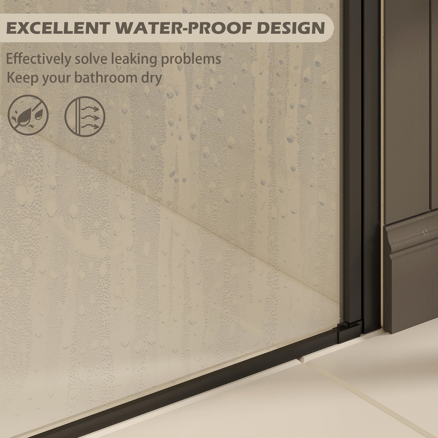 35-36 W  72 H Frameless Pivot Shower Door, Pivot Swing Shower Glass Doors With 0.25 6mm  SGCC Clear Tempered Glass,Explosion-Proof Film, Reversible Installation, Matte Black