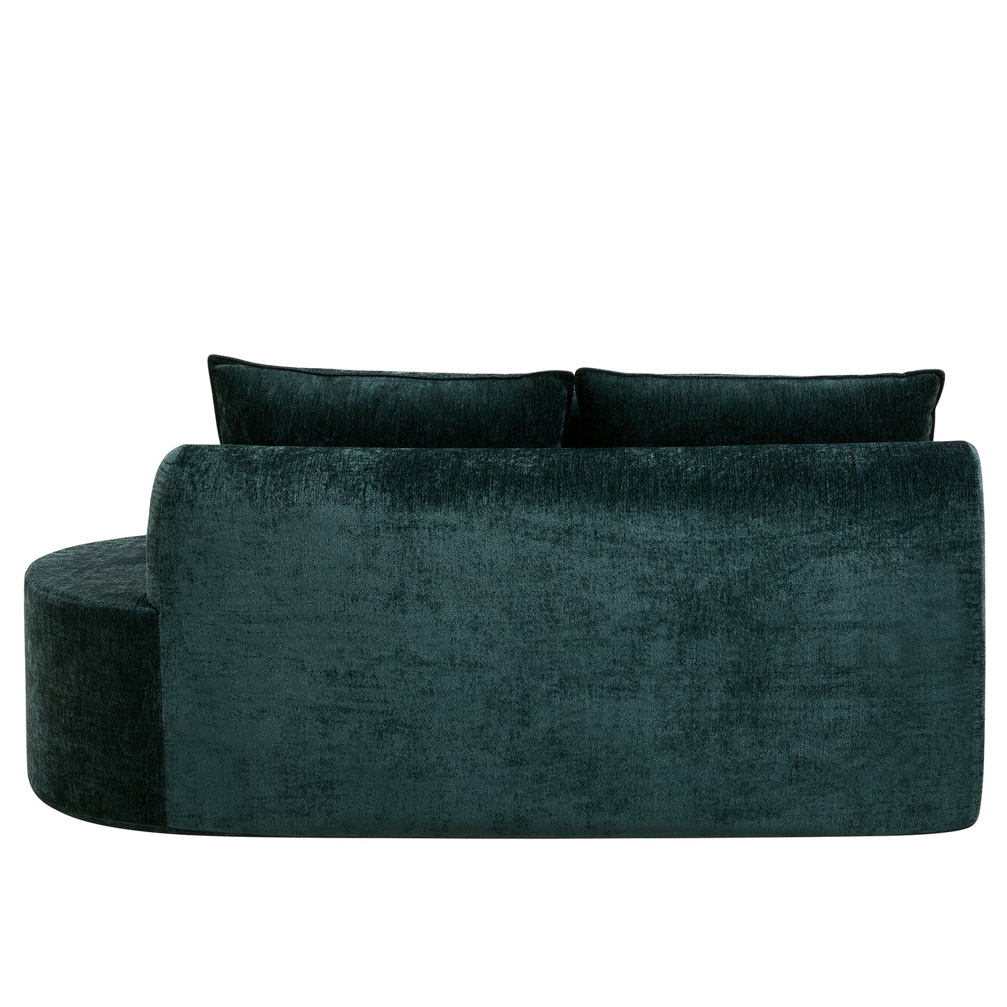 138.6  Modern Curved Modular Sectional Sofa With High-Density Fully Compressed Sponge, 2-Piece Set, Fully Assembled Left Right Hand Facing, Perfect For Living Room, Lounge
