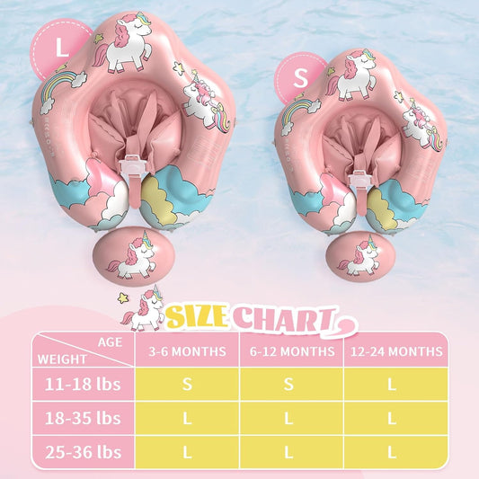 3-24,6-36 Months Swimming Ring Baby With Swimming Aid,Baby With Adjustable Safety SeatInflatable,Baby FloatToddler Pool Swimming Ring