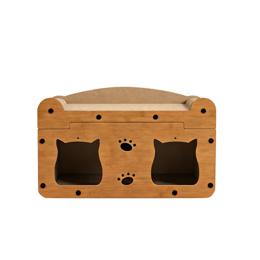Only Self Pickup---Walnut Wood Cat Head 56