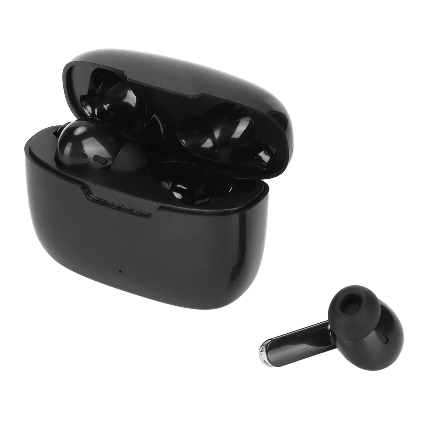 Language Translator Earbuds Multifunction 144 Languages Bluetooth Language Translator Device For Travel Shopping Black