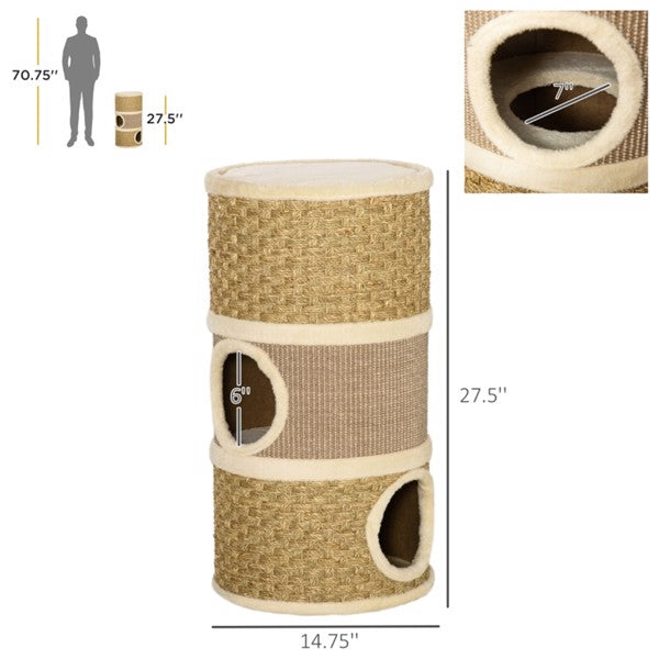 Wooden Cat House Cat Trees Cat Climbing Tower