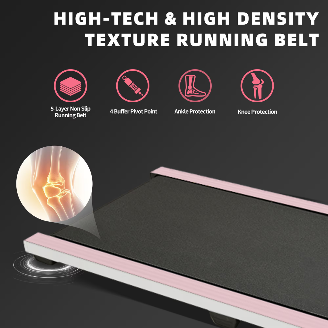 Walking Pad Under Desk Treadmill  Portable Small Treadmills For Home And Office   Super Quiet Motorized Walking Jogging Running Machine With Remote Control