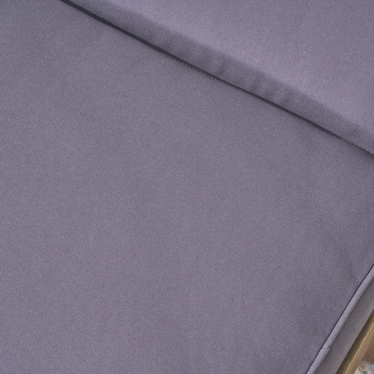 ARIANA KD WOOD CHAISE LOUNGE W  CUSHION