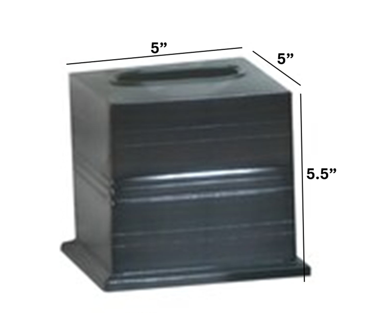 Tissue Box Stainless Steel Square Facial Tissue Box Holder  Oil Rubbed Bronze Finish