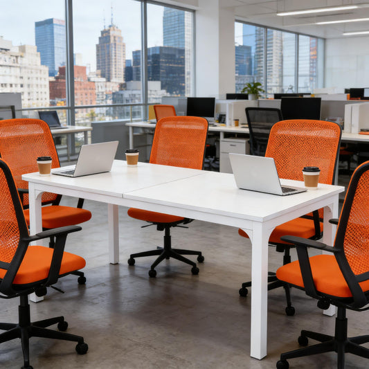 Dual Workspace Desk,Conference Table,Rectangle Computer Desk