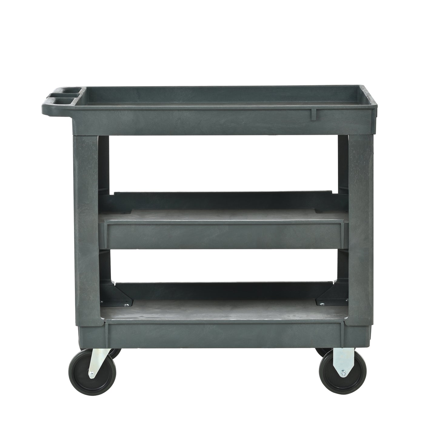 3 Layers Rolling Utility Cart With Wheels,Supports 600 Lbs,Heavy-Duty Capacity For Garage StorageOffice Spaces & Kitchen,For Indoor And Outdoor Use,Durable Tool Cart