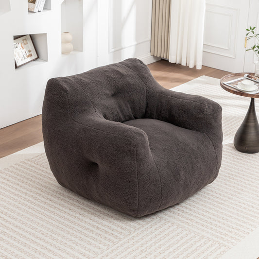 Bean Bag Chair, Bean Bag Sofa Chair With Armrests Stuffed High-Density Foam, Lazy Sofa Comfy Chairs BeanBag Chair For Adults In Living Room,Bedroom Reading