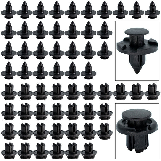 Car Trim Panel Clips Bumper Fender Fastener Push Rivets