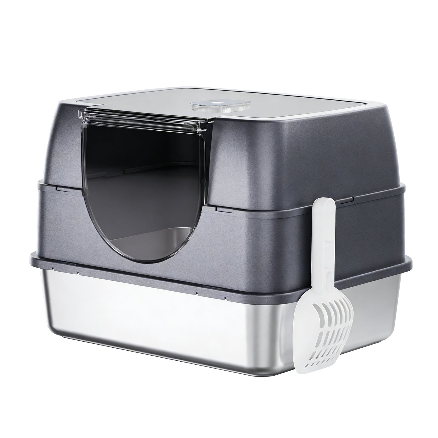 Only Self Pickup---Galaxy Stainless Steel Cat Litter Box