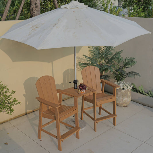 Outdoor Bar Chair Set Perfect For Patio Happy Hour Togethers & Casual Evening Hangouts,HIPS Material