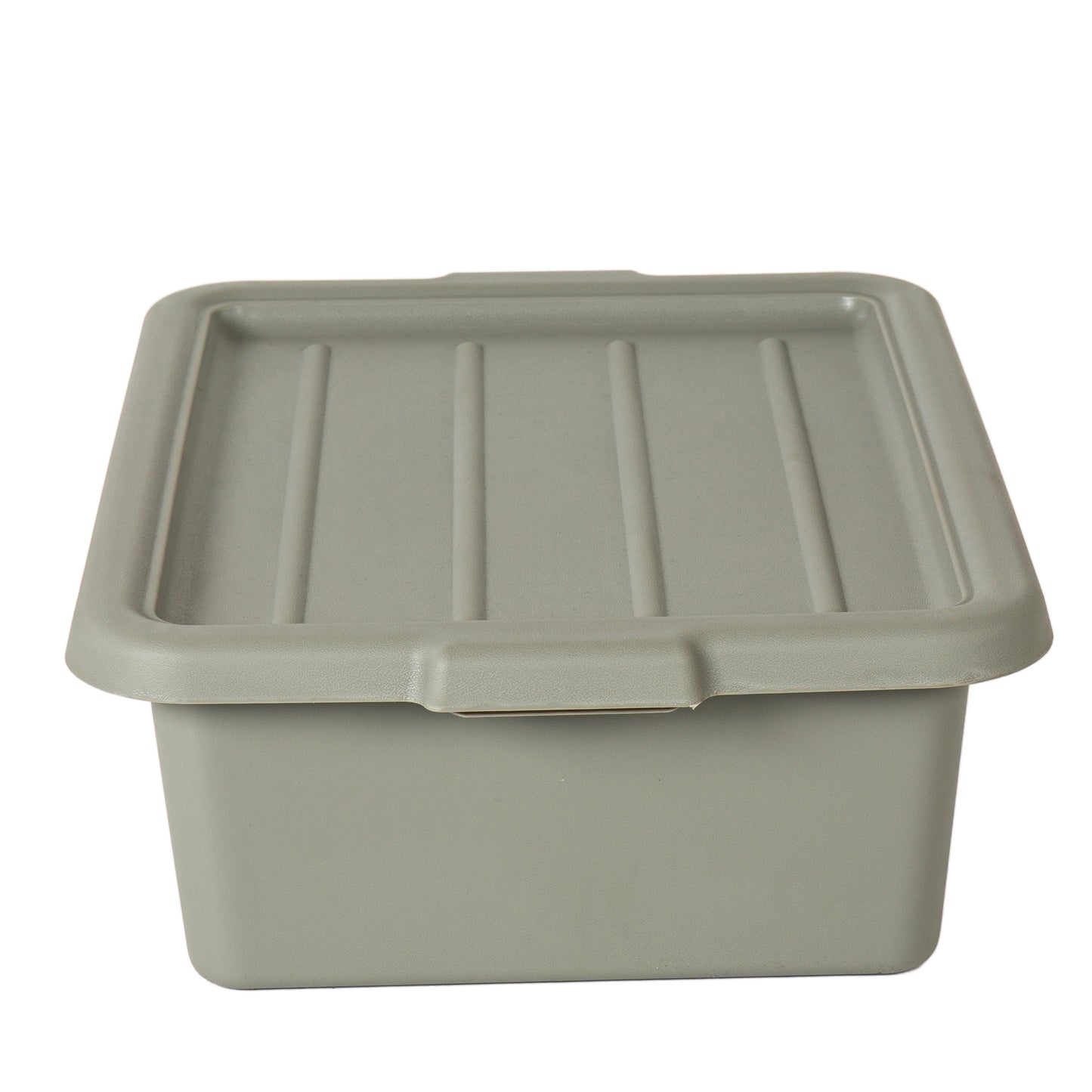 6-Pack 20  X 15  X 7  9 Gallon Meat Lug, Commercial Meat Tubs With Lids, Food Grade Plastic Bus Tubs, Heavy Duty Utility Container For Dishwashing, Kitchen Prep, Restaurant Storage, Gray