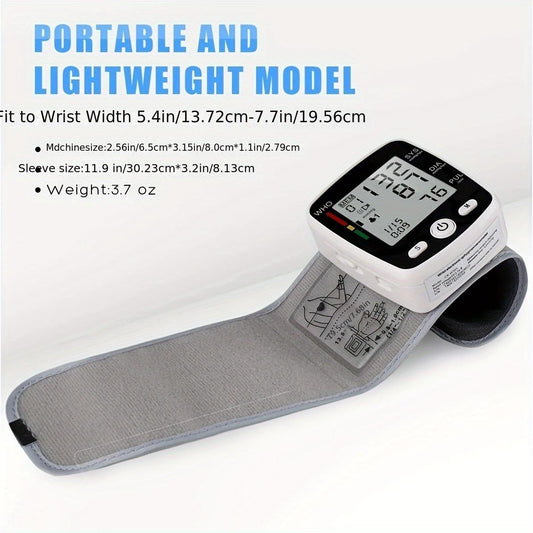 Wrist Blood Pressure Monitor With USB Charging  2 X 90-Reading Memory  Cuff Included FDA Certified