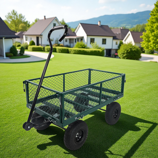 Wagon Cart Garden Cart Trucks Make It Easier To Transport Firewood  Green