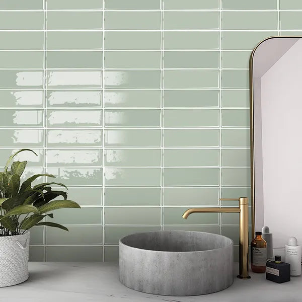 10pcs Self-Adhesive Splash Wall Tiles, 10x10 Inch Self-Adhesive Subway Tiles, Suitable For Kitchen And Bathroom Walls, Easy Installation DIY Home Decor, Covers 3.47 Square Feet, 3D Wall Stickers, P