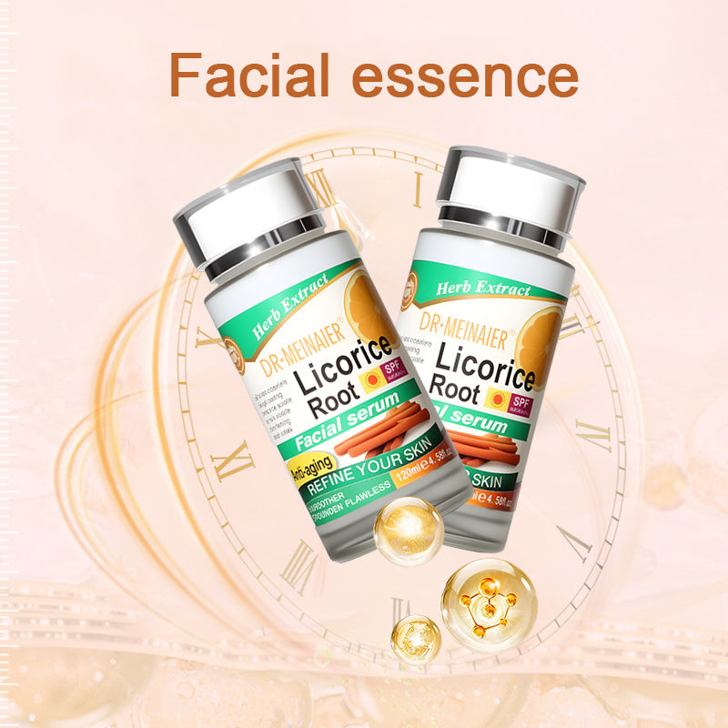 Only Supports Self Pickup With Waybill DR-MEINAIER Licorice Root Facial Serum Anti-Aging, Brightening, Wrinkle-Reducing