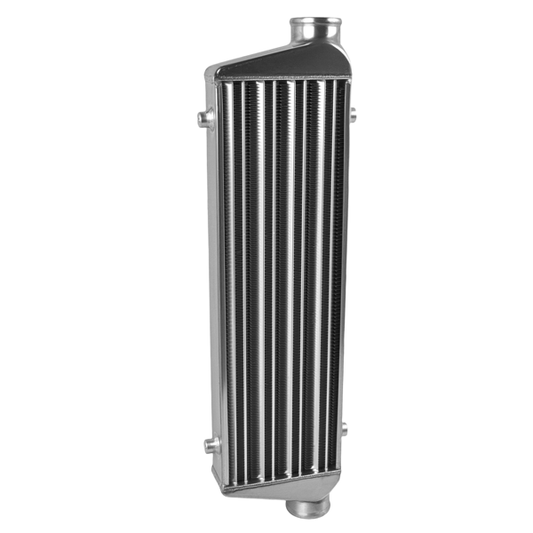 FIT For Universal Turbo Front Mount Aluminum Intercooler 27inchx7inchx2.5inch 2.5inch In Outlet