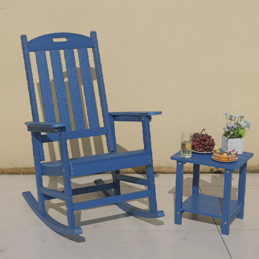 All-Season Rocking Chair For Patio Leisure & Outdoor Lounge Area Relaxation Moments,HIPS Material