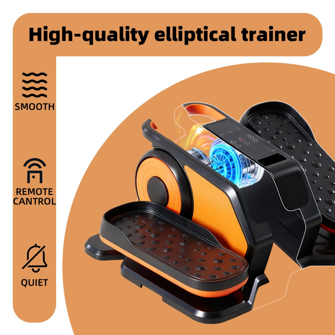 Compact Under-Desk Elliptical --Quiet Mini Pedal Exerciser With Adjustable Speed And LED Display