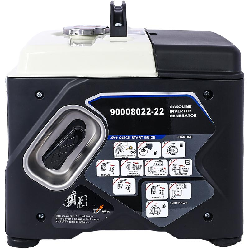 Portable 1200W Ultra-quiet Gas Engine Inverter Generator, EPA-compliant, With Eco-mode Function, Ultra-lightweight, Suitable For Home Backup And Camping