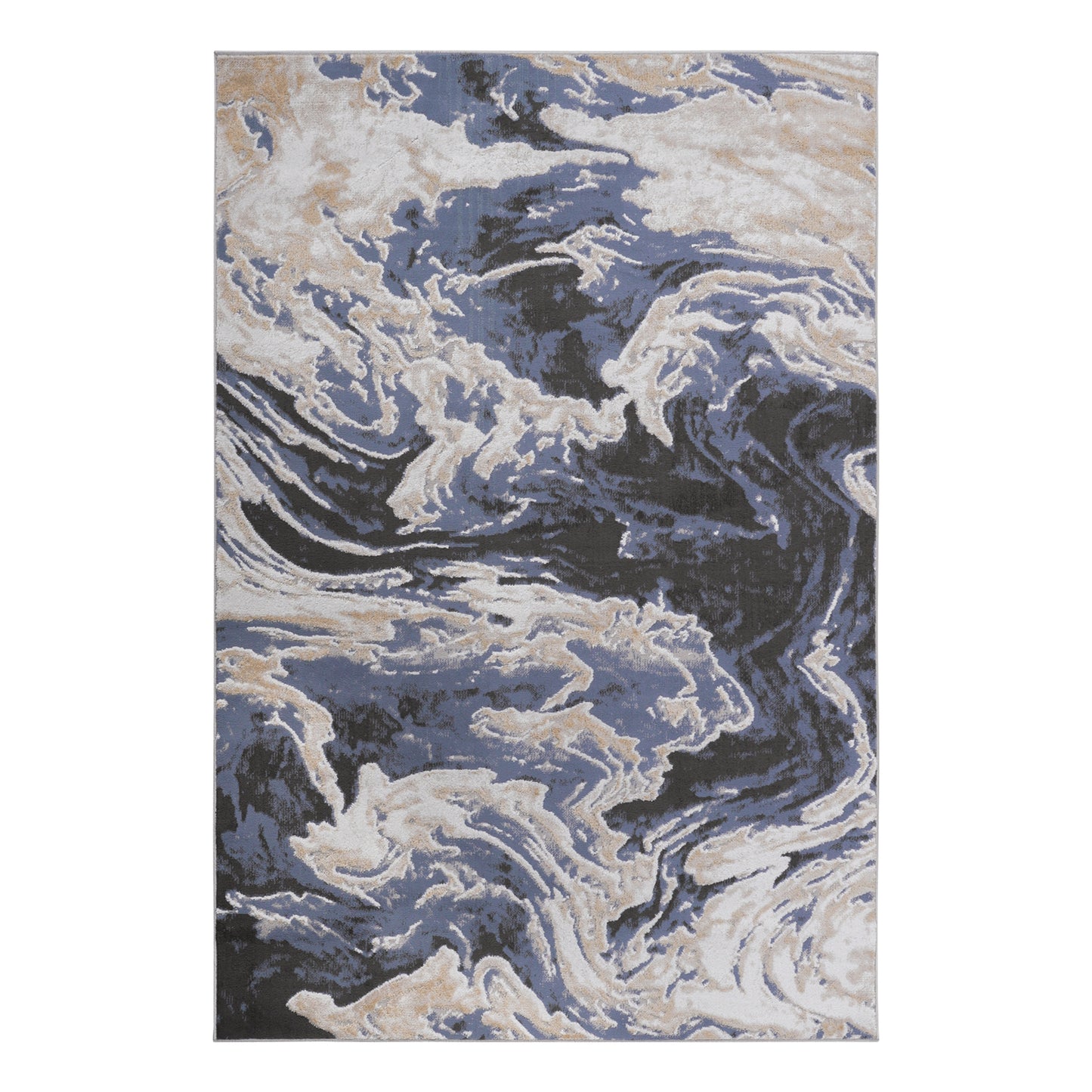 PAYAS  6X9 L.Blue  Abstract Area Rug